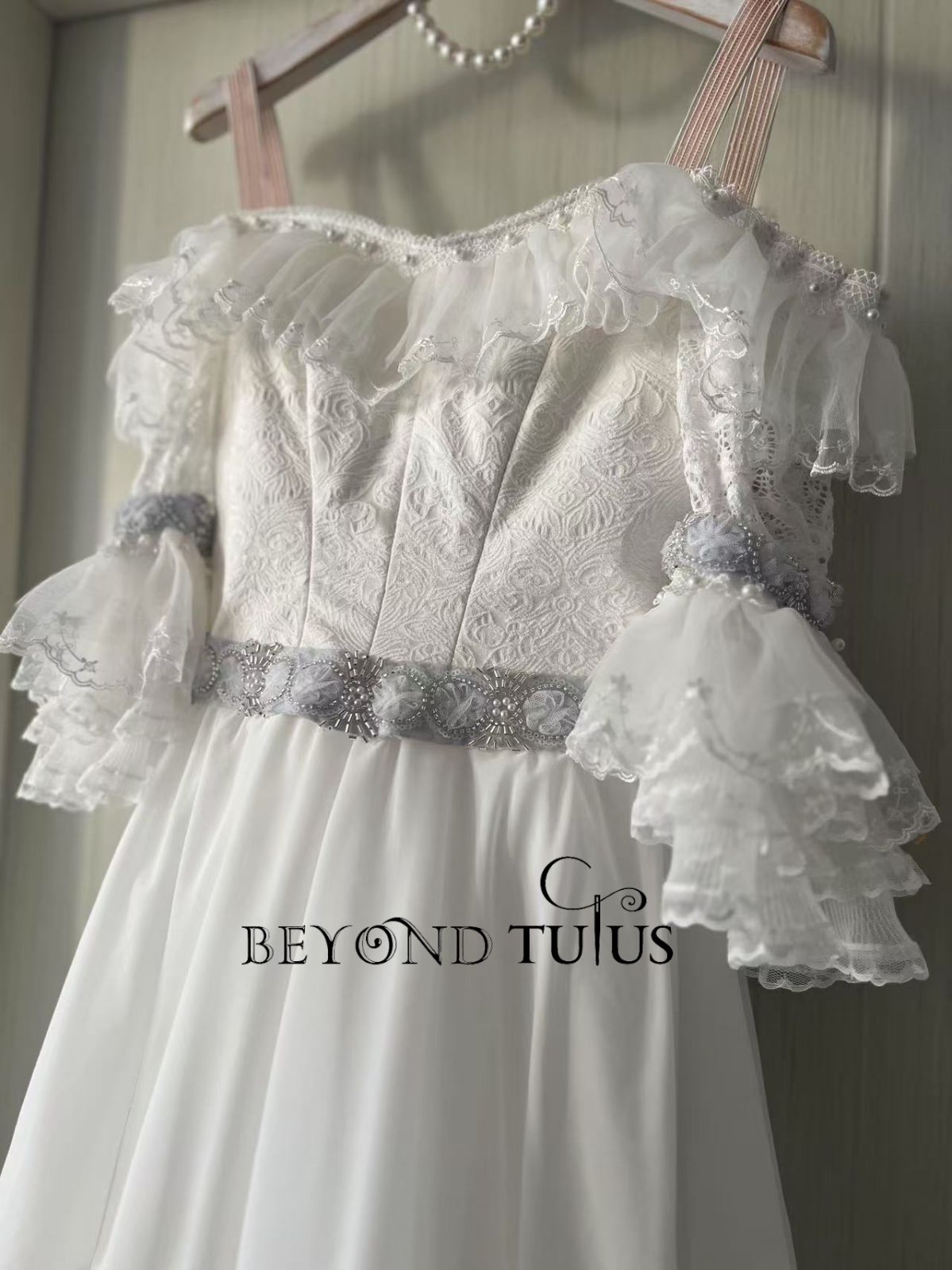 White romantic dress 2506
