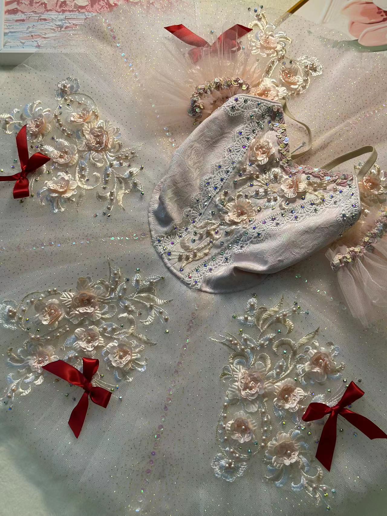 Light Pink Fairy Doll Tutu 03