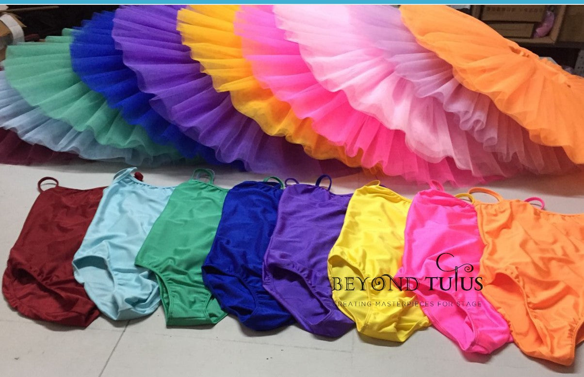 Rehearsal tutu with matching leotard #A002