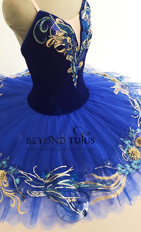 Royal Blue Professional Tutu  high quality, custom-made to order,  affordable, best value