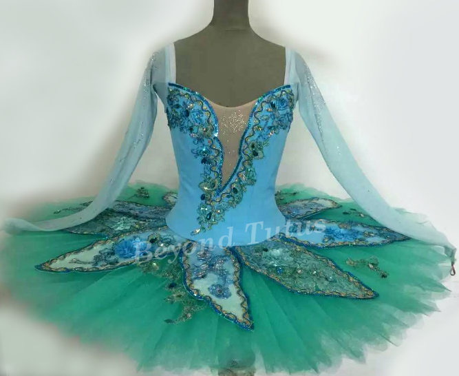 Green and Blue Sleeved Tutu Beyond Tutus Green and Blue Sleeved Tutu Beyond Tutus