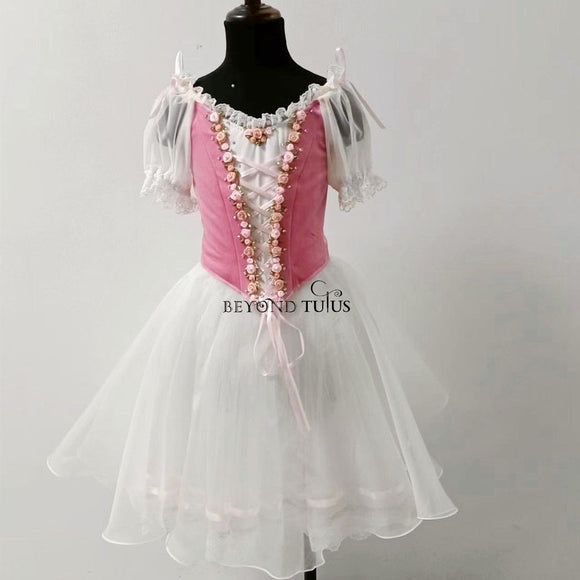 Giselle Coppelia Romantic Ballet TuTu Costume Baby Pink La Fille Mal G –  UniqueBallet