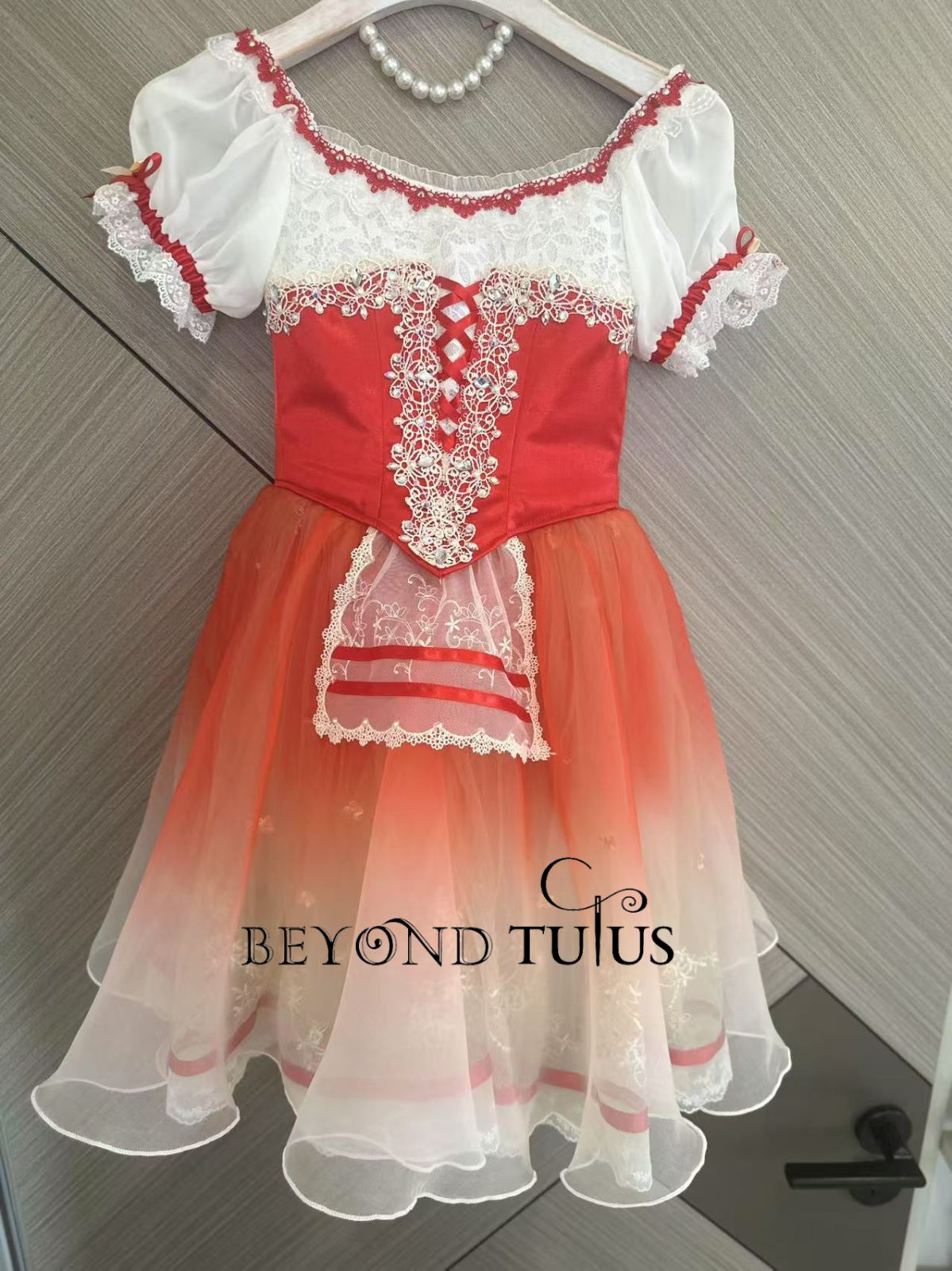 Red Peasant romantic tutu 10