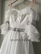 White romantic dress 2506