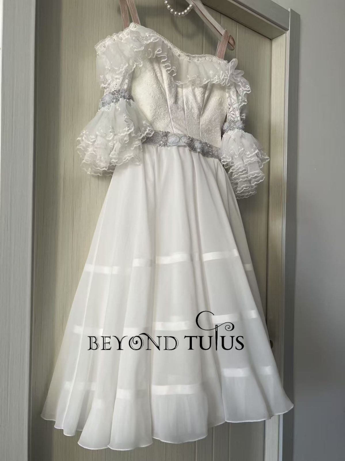 White romantic dress 2506