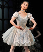 Romantic Tutu Lace Overlay Skirt