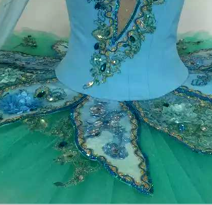 Green and Blue Sleeved Tutu Beyond Tutus Green and Blue Sleeved Tutu Beyond Tutus