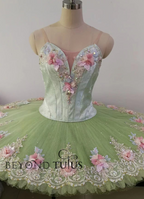 Green Floral Tutu