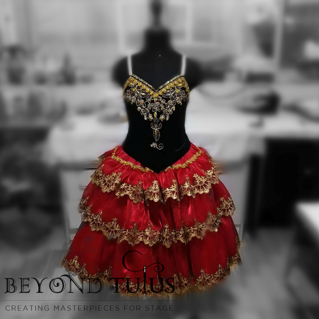 Red Spanish Tutu